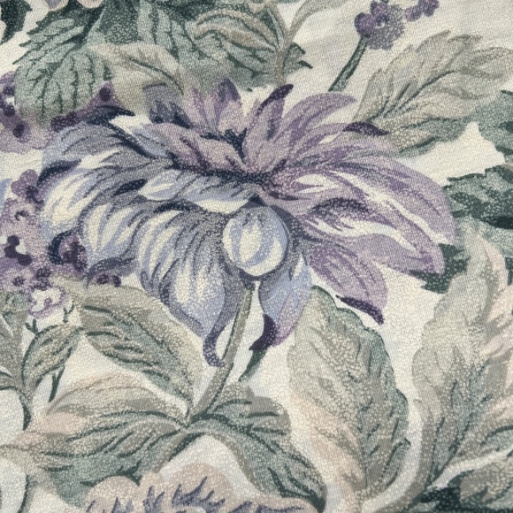 2 Vintage Jessica McClintock Pillowcases Purp Ruffled Lace Floral Pillowcases - Picture 6 of 9